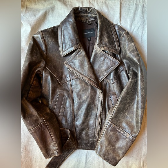 Banana Republic moto jacket - Picture 1 of 16